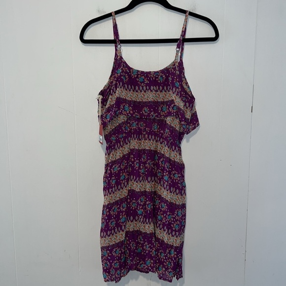 NWT Mossimo Spaghetti Strap Mini Floral Dress A143* - Picture 2 of 8